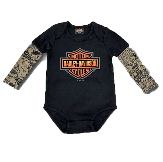 Original Harley-Davidson® Black Creeper mit Tattoo-Ärmeln - 3050151