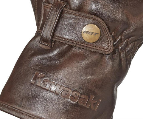 Kawasaki 077CRM22102L BRISTOL LEDERHANDSCHUHE (männlich) 2XL