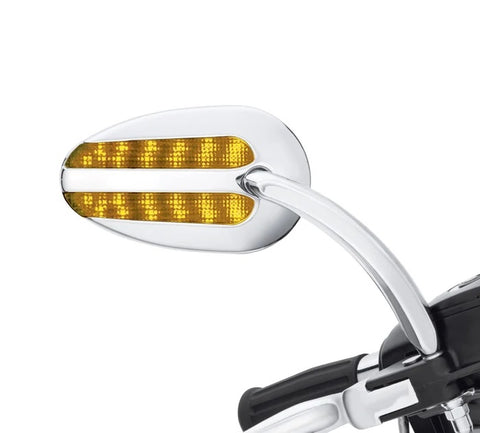 Harley Davidson 92059-07A Spiegel mit zusätzlichem Fahrlicht und Blinker