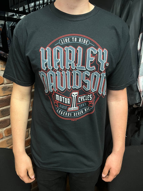 Original Leeds Harley-Davidson® Händler-T-Shirt „IMMORTAL LABEL“ 40291666