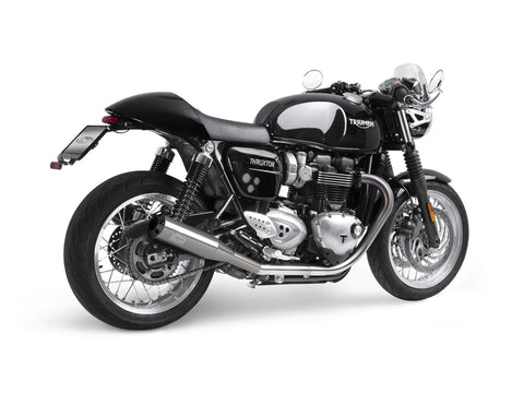 Dr. Jekill & Mr. Hyde Spy Brushed Stainless Steel Exhaust Triumph Thruxton & Thruxton TFC 2016–2019 EP-142090