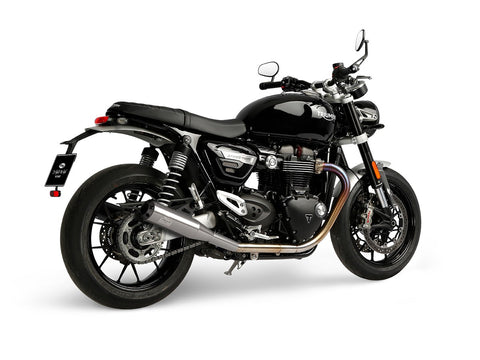 Dr. Jekill & Mr. Hyde Spy Brushed Stainless Steel Exhaust Triumph Speed Twin 2021–2024 EP-150499