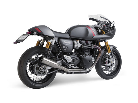 Dr. Jekill & Mr. Hyde Spy Brushed Stainless Steel Exhaust Triumph Thruxton RS, Thruxton & Thruxton TFC 2020–2023 EP-150574