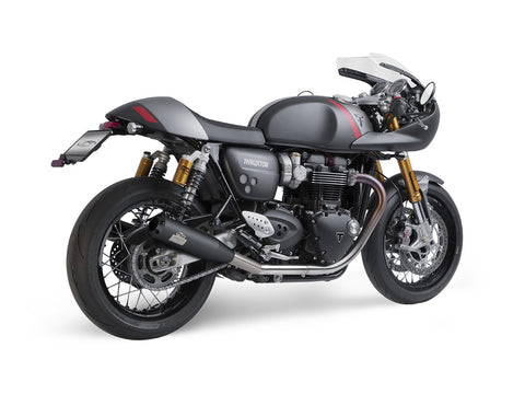 Dr. Jekill & Mr. Hyde Spy Wrinkle Black Exhaust Triumph Thruxton RS, Thruxton & Thruxton TFC 2020–2023 EP-152483