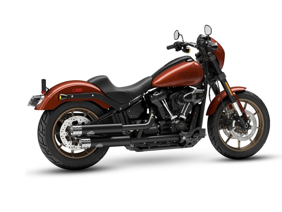 Dr. Jekill & Mr. Hyde Jekill Bomb Wrinkle Black Exhaust Harley-Davidson Low Rider S 2022–2024 EP-251973
