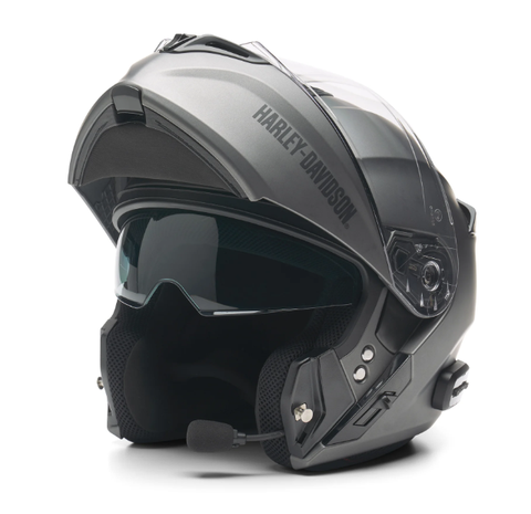 Harley Davidson Outrush R Grauer modularer Bluetooth-Helm 98101-22EX 