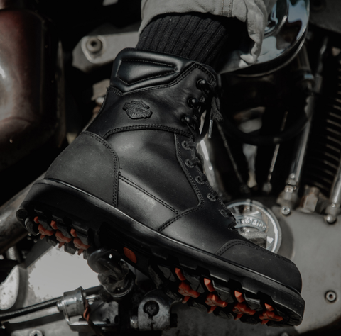 Harley Davidson Brockman CE Schwarze wasserdichte Reitstiefel D97226