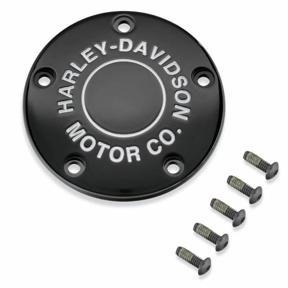 Harley Davidson 25600133 MOTOR CO. TIMER-ABDECKUNG SCHWARZ KIT, TMR CVR, HDMC, SCHWARZ, 5-LOCH