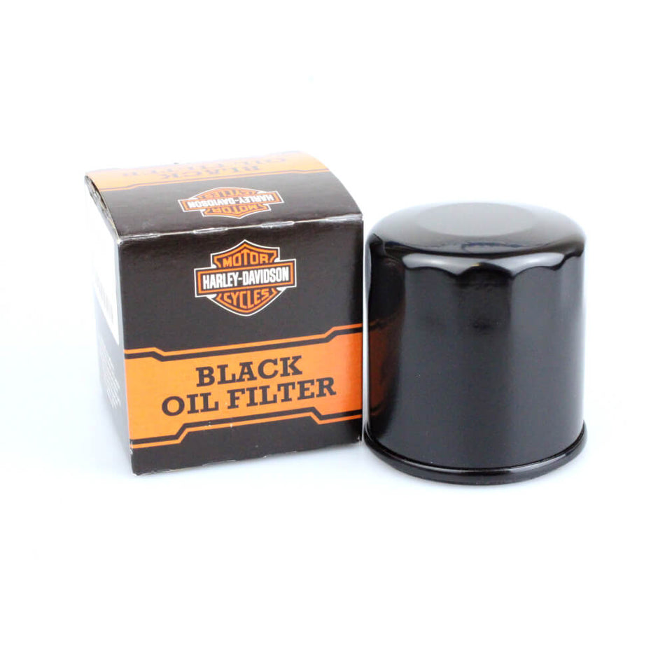 Harley Davidson 63806-00Y ÖLFILTER, SCHWARZ