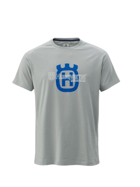 Husqvarna Origin T-Shirt Hellgrau 3HS24003340X