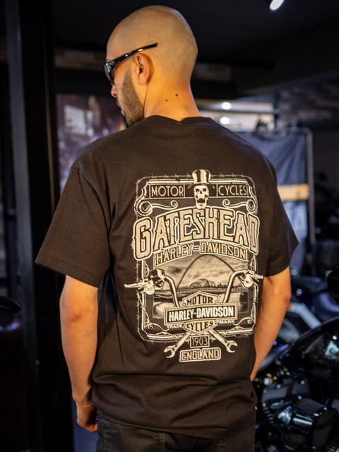 Gateshead Harley-Davidson® Händler-T-Shirt Bolt 3001684