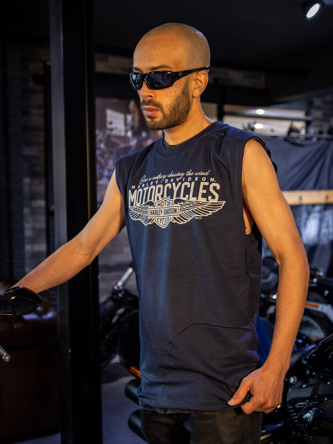 Gateshead Harley-Davidson® Händlerweste Century Chasing 3001726-Navy