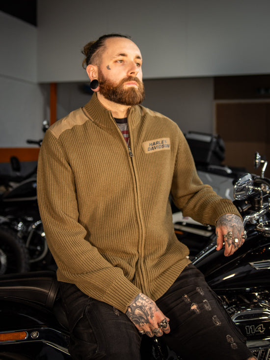 Original Harley-Davidson® Strickpullover, Grün 96192-23VM