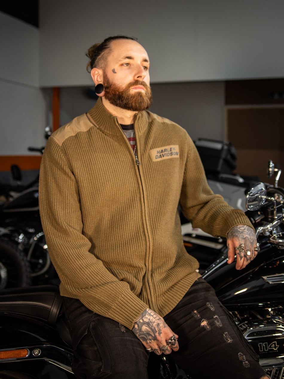Original Harley-Davidson® Strickpullover, Grün 96192-23VM
