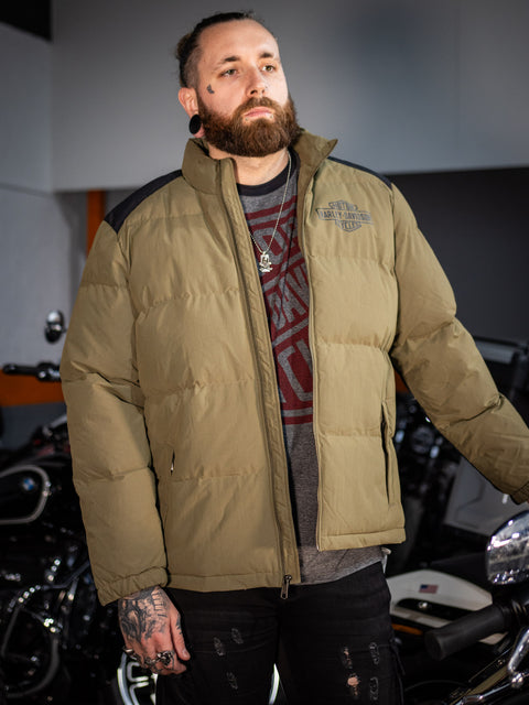 Harley-Davidson® Up North Pufferjacke für Herren, Khaki, 97421-23VM