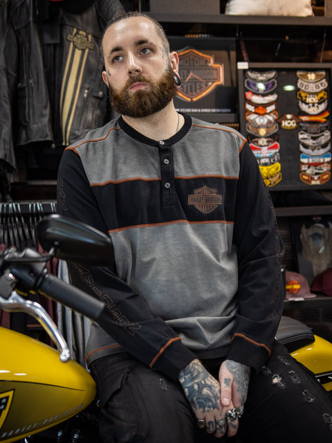 Original Harley-Davidson® Iron Bond Henley 99002-23VM für Herren 