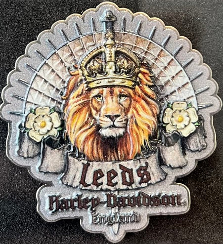 Original Leeds Harley-Davidson Custom Pin „Löwe“ HD-217394