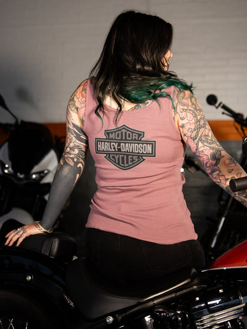 Original Harley-Davidson® Hometown Bar &amp; Shield Fashion Weste für Damen 97490-23VW