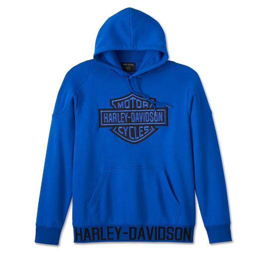 Original Harley-Davidson® Herren Start Your Engines Pullover Hoodie blau 96412-24VM