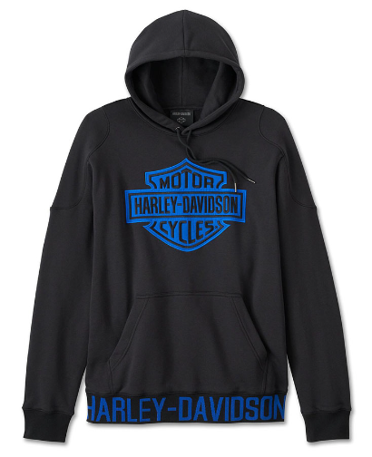 Original Harley-Davidson® Herren Start Your Engines Pullover Hoodie in Schwarz 96411-24VM