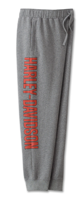 Original Harley-Davidson Jogginghose für Herren - Mittelgrau meliert 99196-24VM 