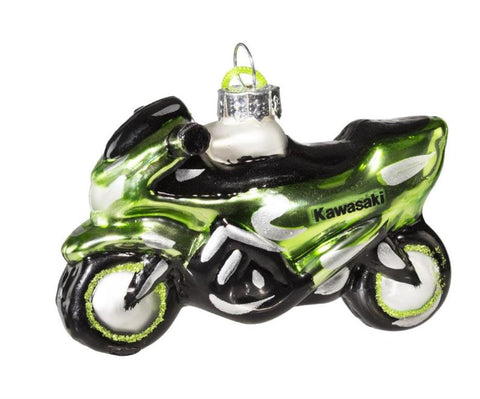 Kawasaki 271MGU221000 Weihnachtsbaumschmuck, Motorrad, 3,5 x 7,5 cm