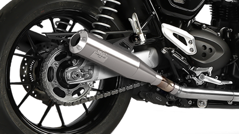 Dr. Jekill & Mr. Hyde Spy Brushed Stainless Steel Exhaust Triumph Speed Twin 2021–2024 EP-150499