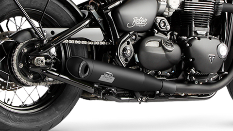 Dr. Jekill & Mr. Hyde King Wrinkle Black Exhaust Triumph Modern Classic & Triumph Factory Custom 2017–2020 EP-142399