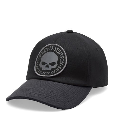 97635-26VM Harley-Davidson Hut-gewebt, schwarz