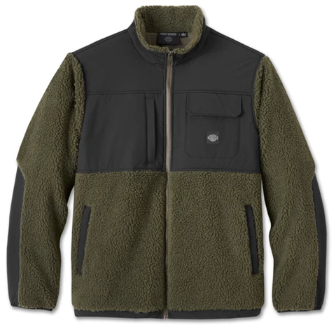 Harley-Davidson Sherpa Full Zip - Traubenblatt 96110-25VM 