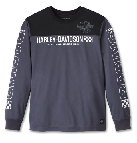 Original Harley-Davidson® Langarm-Renntrikot „Blue Blazes“ für Herren, 96441-24VM 