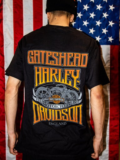 Gateshead Harley-Davidson® Händlertop -Holliday Skull Adt T 3001757-BLK