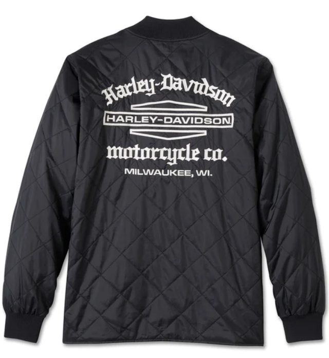 Original Harley-Davidson Herrenjacke Old English Stacked Bar &amp; Shield 97400-25VM 