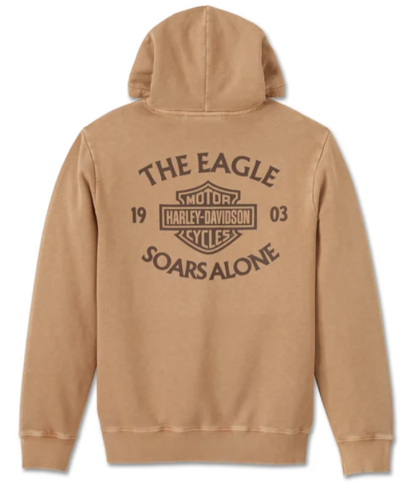 Original HD Eagle Soars Alone Slub Kapuzenpullover - Tannin 96002-25VM 