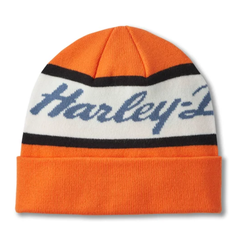 Echte HD Script Beanie - Harley Orange 97631-25VM 