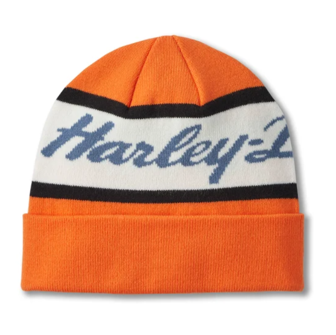 Echte HD Script Beanie - Harley Orange 97631-25VM 