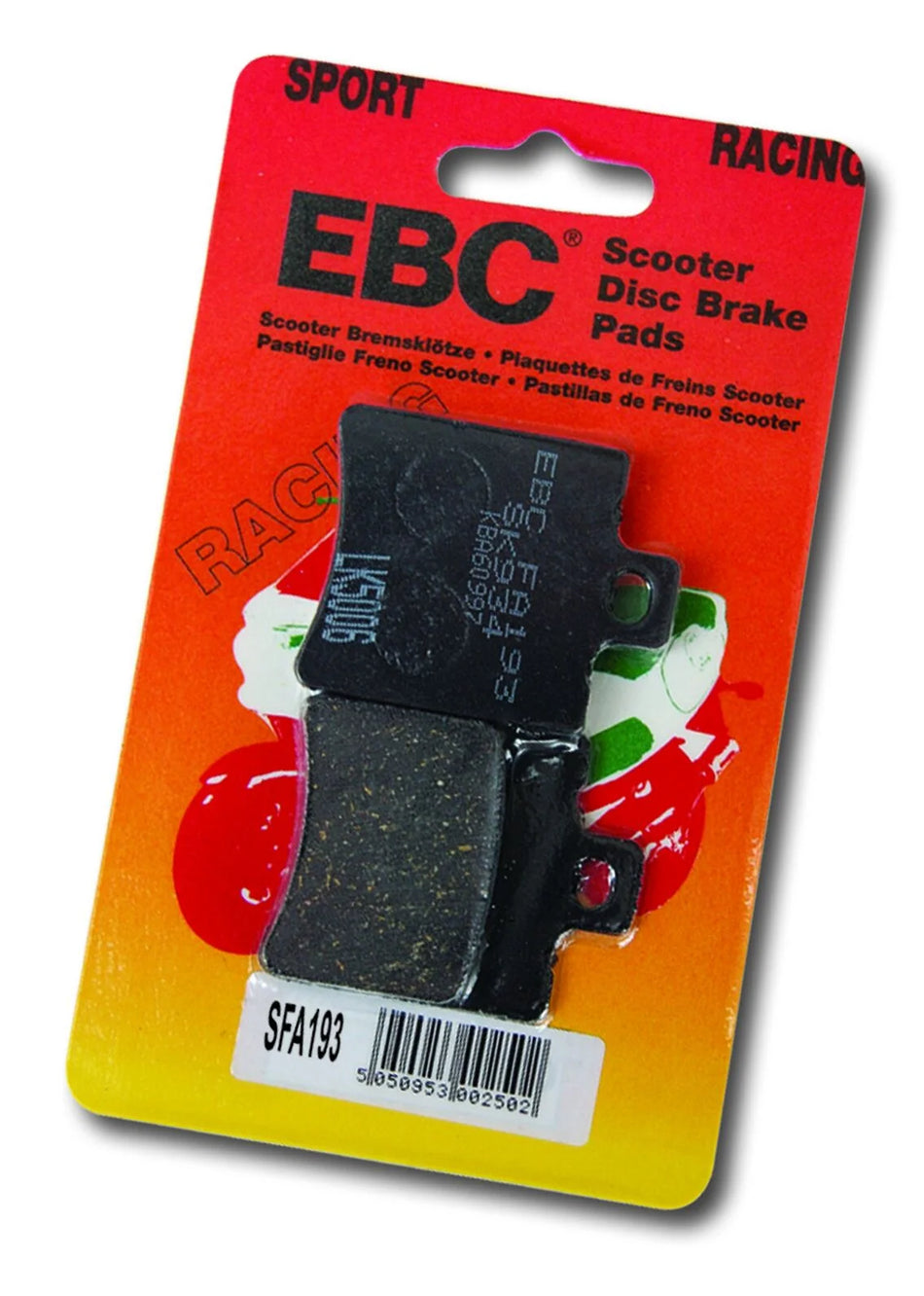 EBC Organic Front & Rear Brake Pads SFA235