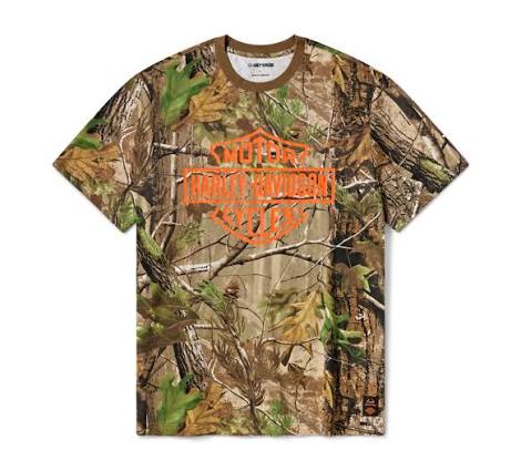 96459-26VM Harley-Davidson Realtree Brown Print T-Shirt-Strick