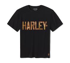 96460-26VM Harley-Davidson Strick-T-Shirt, Realtree, Schwarz