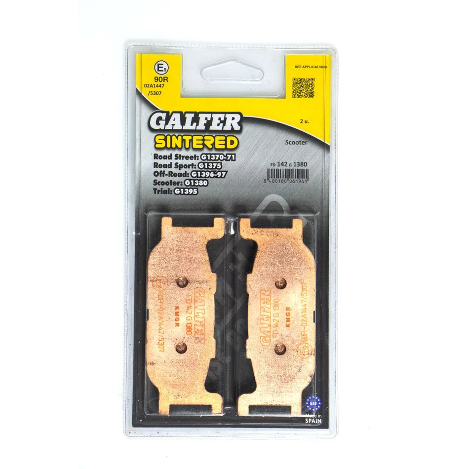 Galfer Sintered Metal Front Brake Pads FD142G1380