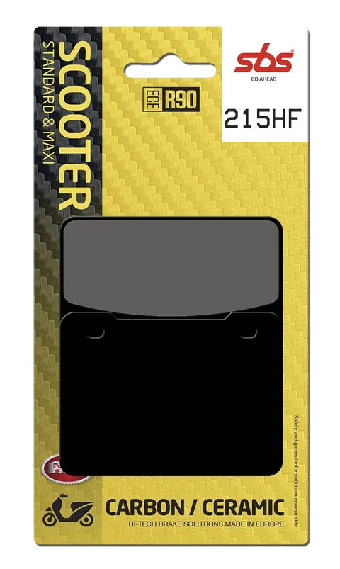SBS Organic Front Brake Pads 215HF