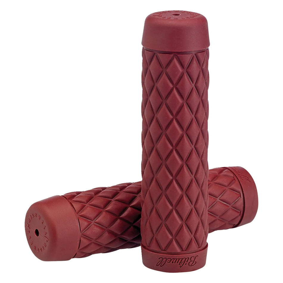 Biltwell 7/8" TPV Grips Torker Oxblood