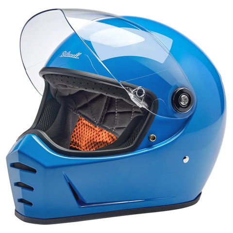 Biltwell Lane Splitter Helmet Tahoe Blue