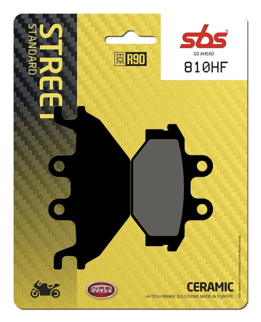 SBS Organic Front & Rear Brake Pads 810HF
