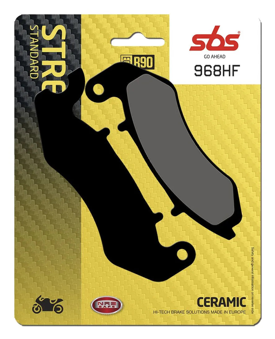 SBS Organic Front Brake Pads 968HF