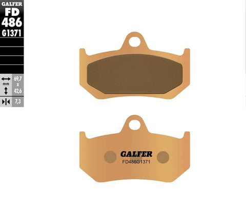 Galfer Sintered Metal Rear Brake Pads FD486G1371