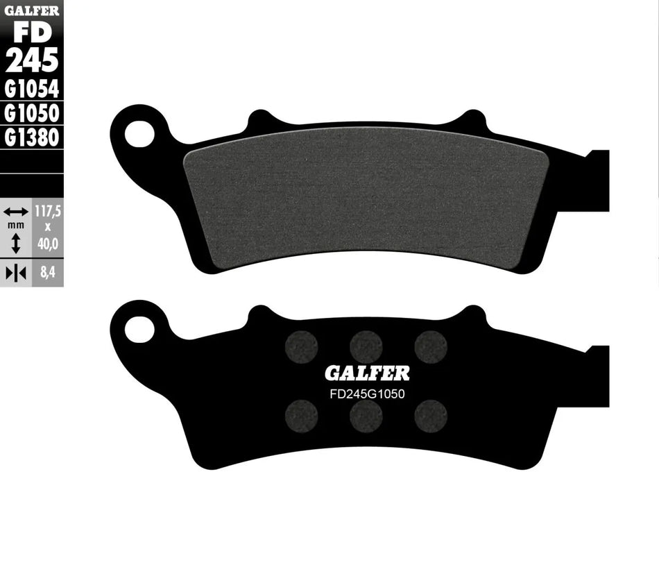 Galfer Organic Front Brake Pads FD245G1050