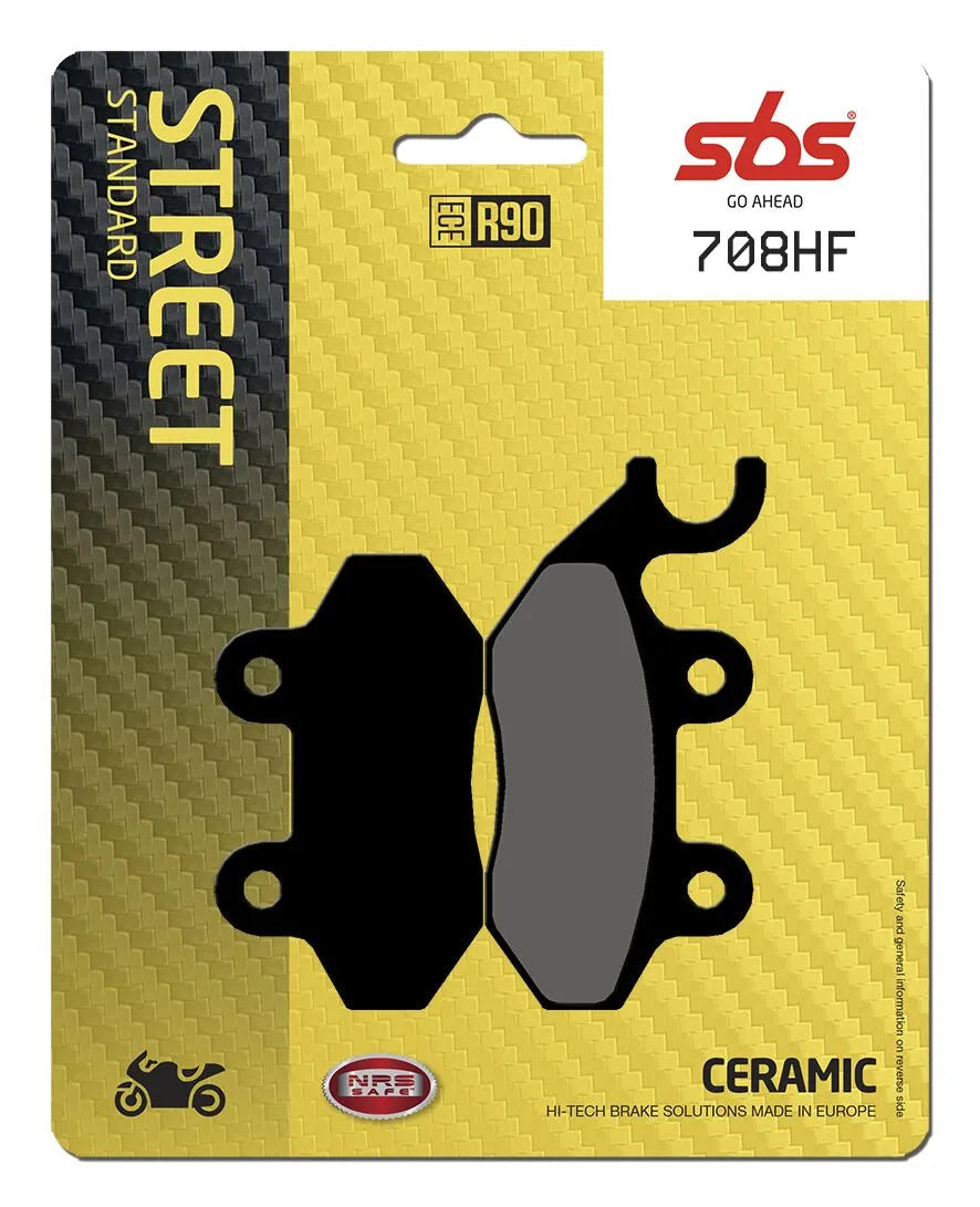 SBS Organic Front Brake Pads 708HF