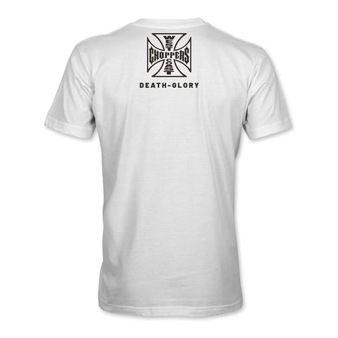 West Coast Choppers Death Glory Trade-Mark T-Shirt White