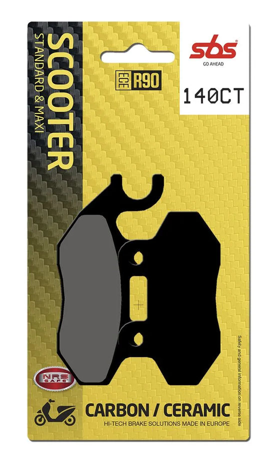 SBS Organic Front & Rear Brake Pads 140CT